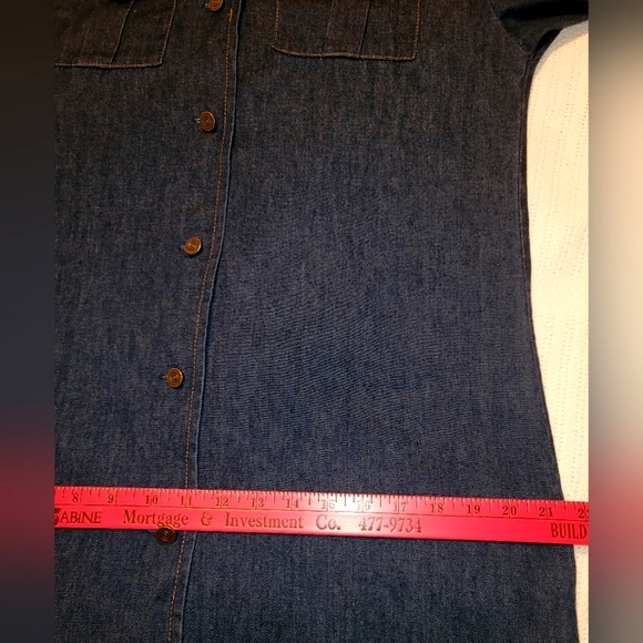 California Talls button front denim  Sz 10 🇺🇸 - Picture 12 of 15